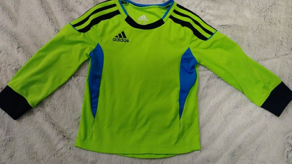 Boy's Adidas Climacool Long Sleeve Soccer Jersey